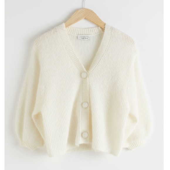 alpaca wool blend cardigan and other stories